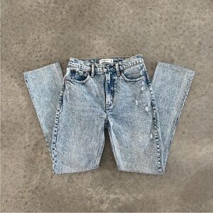 Abercrombie & Fitch High Rise Women Jeans - Light Blue